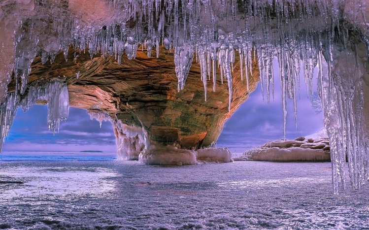 Winter Beach Theme screenshot #9