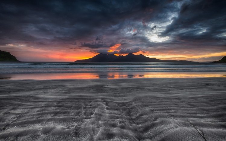 Black Sand Beach Theme screenshot #3