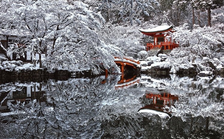 Japanese Winter Theme screenshot #8