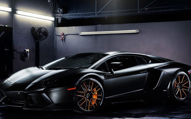 Lamborghini Black Windows 11/10 Theme 