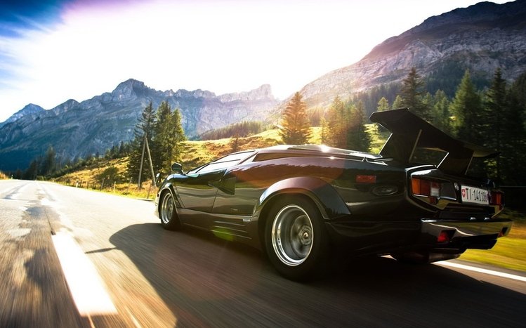 Lamborghini Black Theme screenshot #3