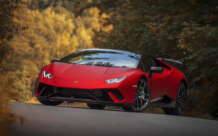 Lamborghini Red Theme screenshot #11