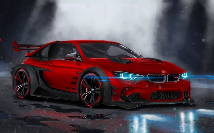 BMW M4 Theme screenshot #5