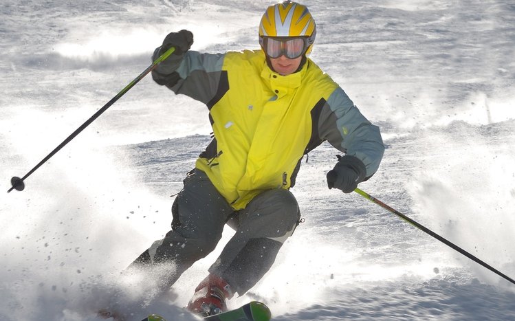 Skiing Theme screenshot #15