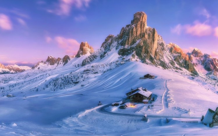 Snow Mountain Theme screenshot #14