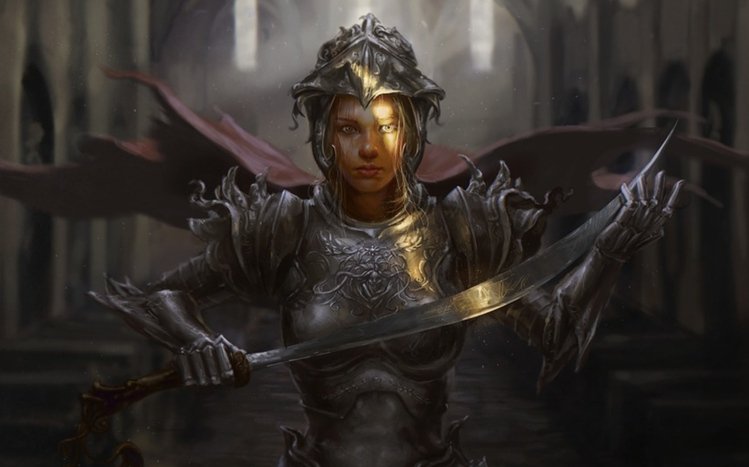 Female Knight Theme screenshot #1