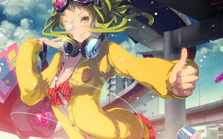 GUMI (Vocaloid) Theme screenshot #2
