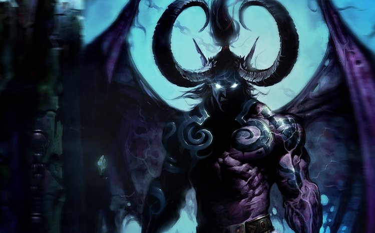 Illidan Stormrage Theme screenshot #1