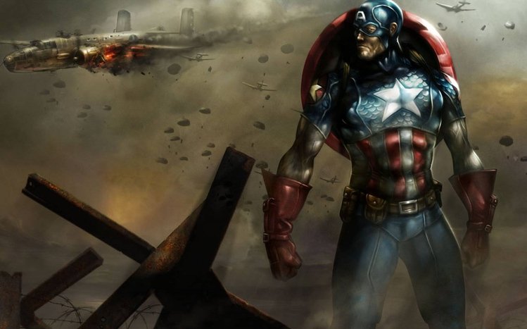 Captain America (Comics) Theme screenshot #1