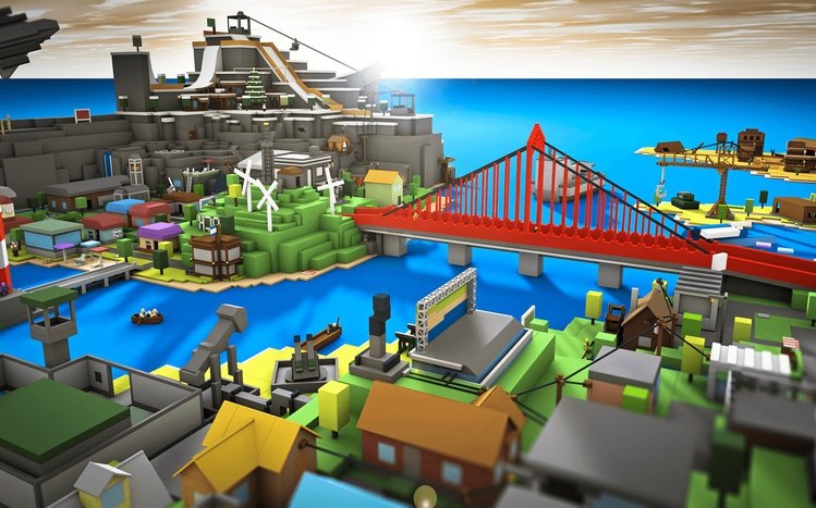 This Game is the Windows 10 Wallpaper IN ROBLOX!!!