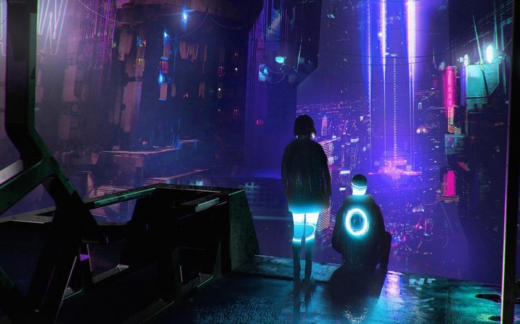 Cyberpunk City Theme screenshot #15