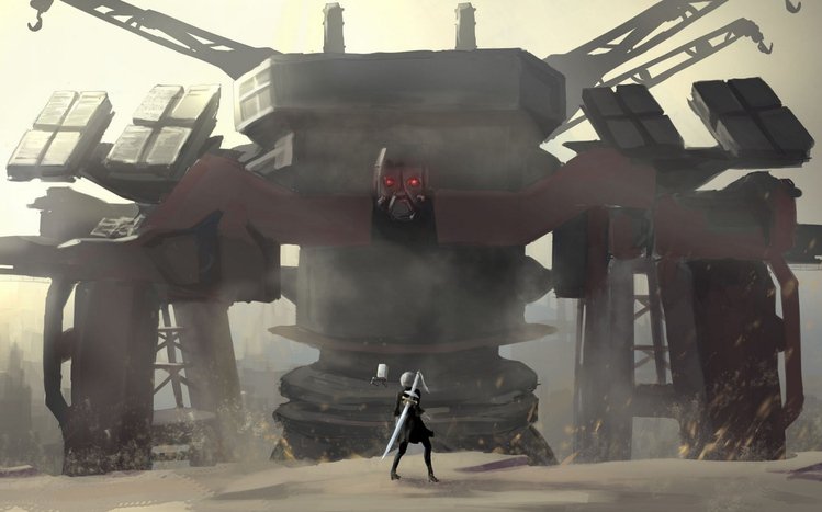 YoRHa 2B Theme screenshot #7