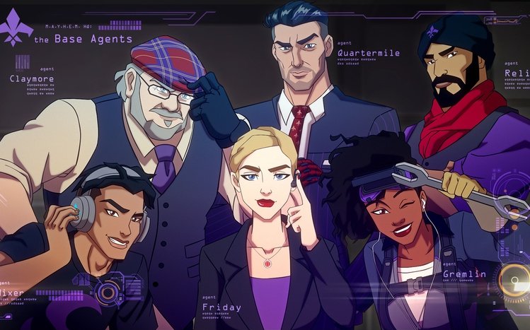 Agents of Mayhem Windows 11/10 Theme - themepack.me