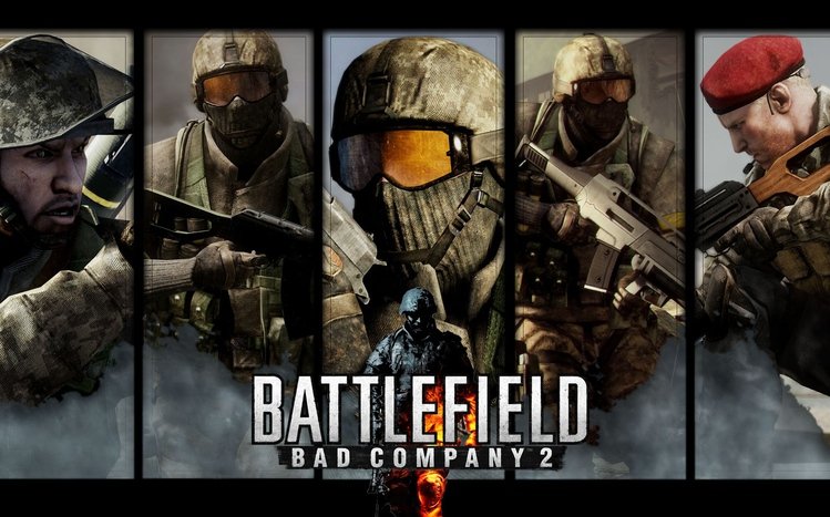 Battlefield: Bad Company 2 Windows 11/10 Theme - themepack.me