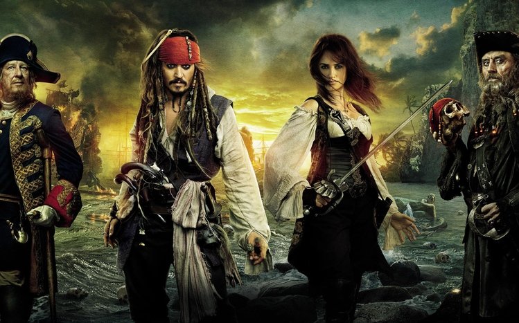 Pirates of the Carribean - On Stranger Tides Windows 11/10 Theme -  