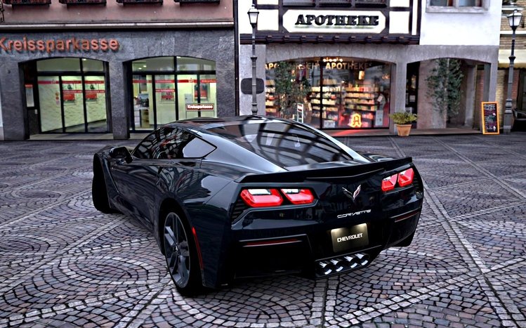 Chevrolet Corvette Stingray Theme screenshot #2