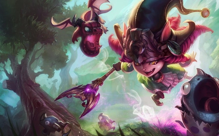 Lulu (LoL) Theme screenshot #1