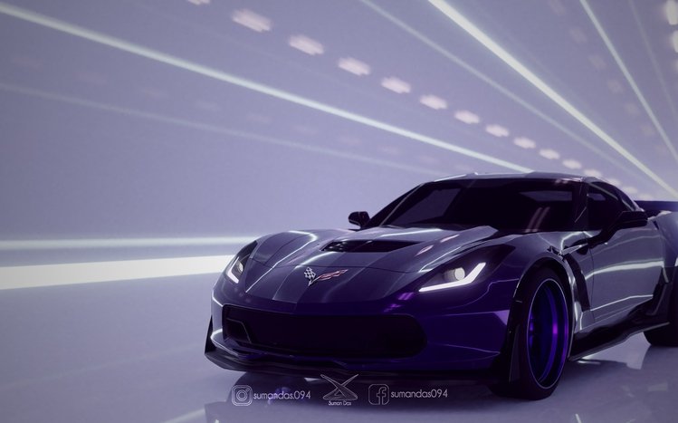 Chevrolet Corvette Z06 Theme screenshot #11
