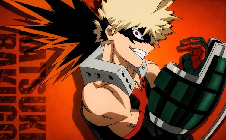 Katsuki Bakugou Windows 10 Theme Themepack Me