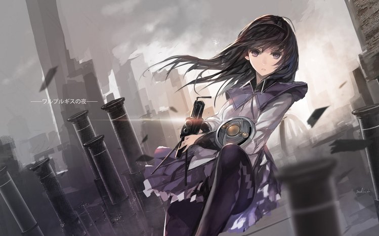 Homura Ajemi Windows 11 10 Theme - Themepack.me