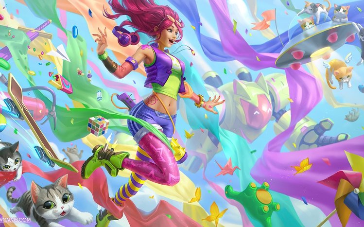 Seraphine (LoL) Theme screenshot #1