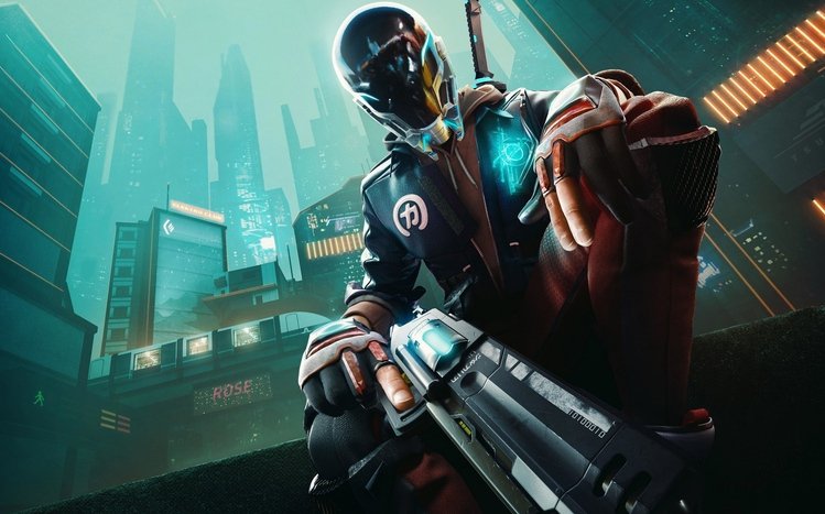 Hyper Scape Theme screenshot #4