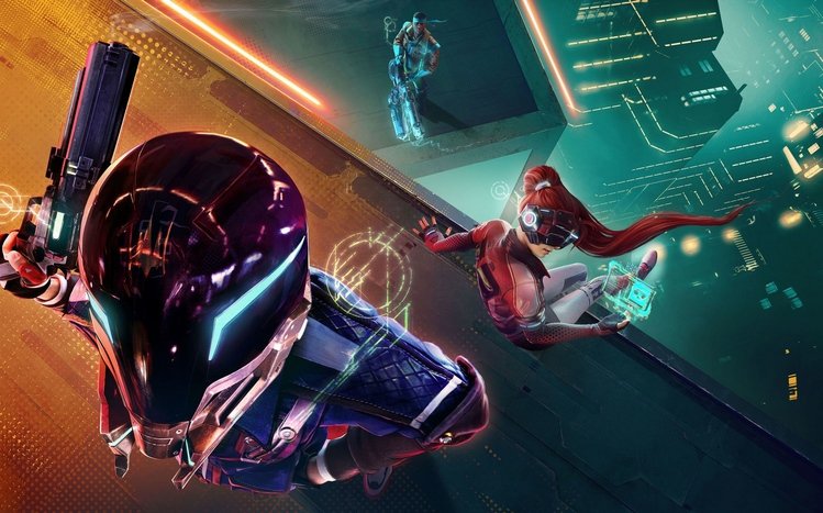 Hyper Scape Theme screenshot #3