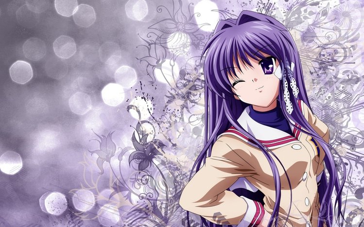 Six female anime characters, Clannad, anime, Fujibayashi Kyou, Fujibayashi  Ryou HD wallpaper