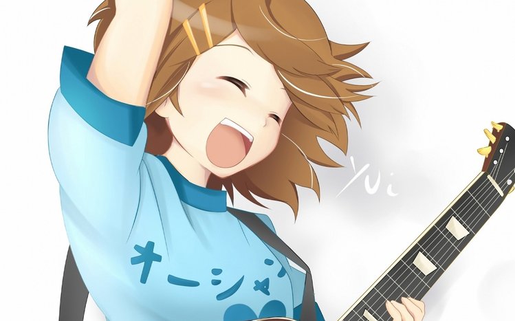 Yui Hirasawa Theme screenshot #1