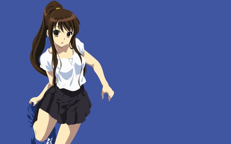 Wallpaper  anime girls Suzumiya Haruhi schoolgirl school uniform  Cherri Blossom headband smiling The Melancholy of Haruhi Suzumiya  1920x1080  420BongHits  2234592  HD Wallpapers  WallHere