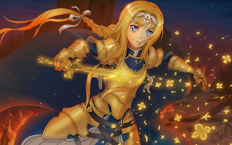 Alice Zuberg Theme screenshot #3