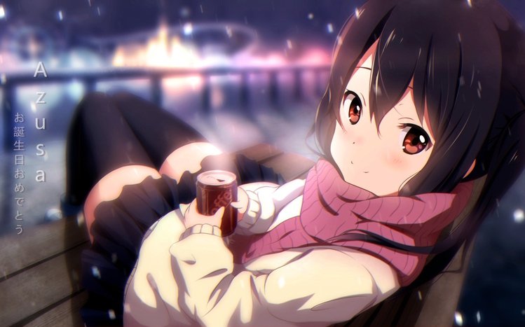 Steam (Animated) Artwork Azusa Nakano - For Free by cassieisagod