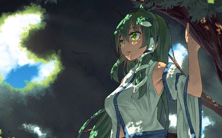 Sanae Kochiya Theme screenshot #12