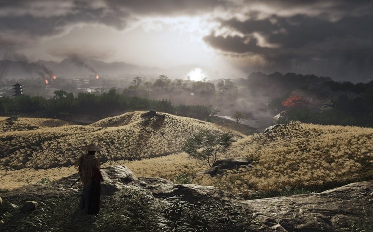 Ghost of Tsushima Windows 11/10 Theme 