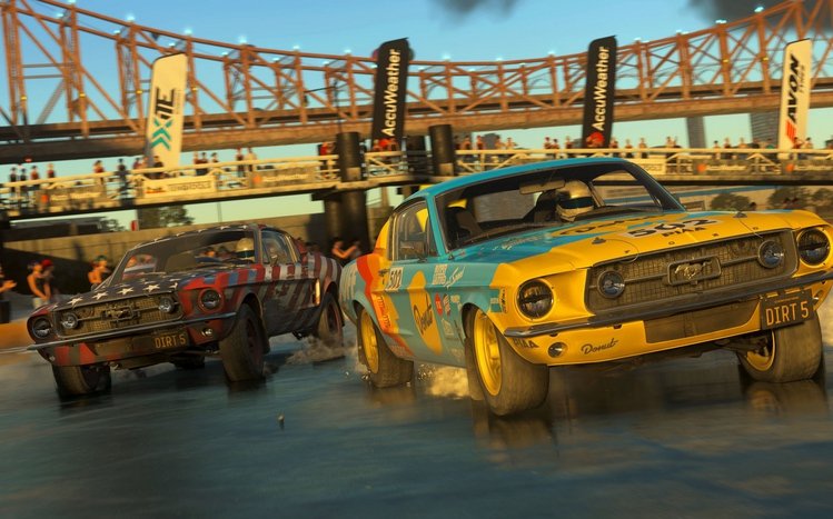 Dirt 5  Theme screenshot #1