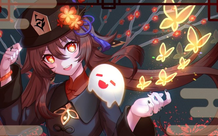 Hu Tao (Genshin Impact) Theme screenshot #13