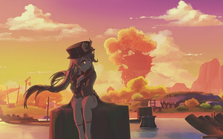 Hu Tao (Genshin Impact) Theme screenshot #12