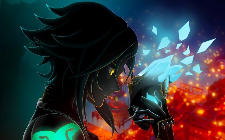 Xiao (Genshin Impact) Theme screenshot #3