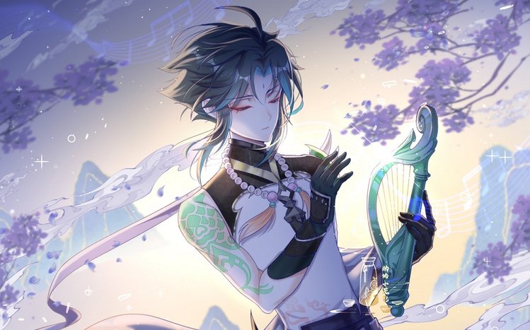 Xiao (Genshin Impact) Theme screenshot #8