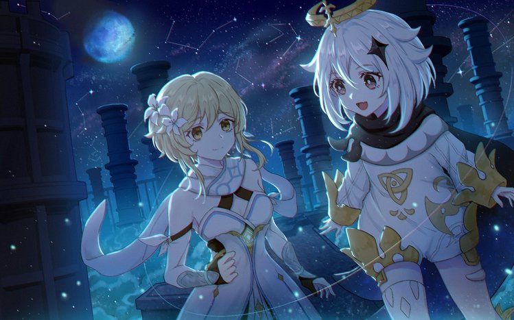 Lumine (Genshin Impact) Theme screenshot #14