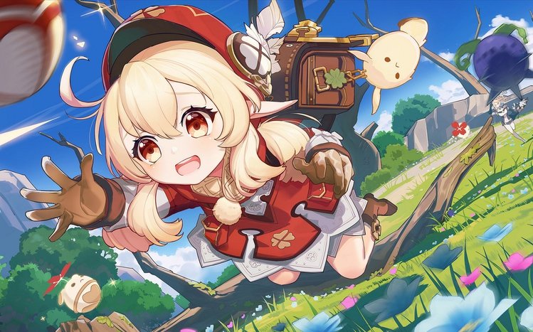 Klee (Genshin Impact)  Theme screenshot #5