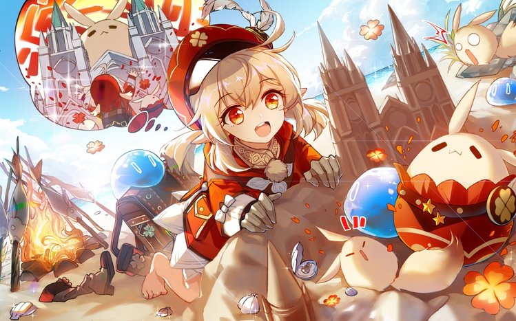 Klee (Genshin Impact)  Theme screenshot #8