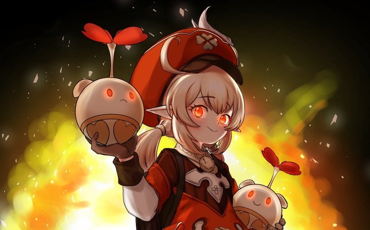 Klee (Genshin Impact)  Theme screenshot #11