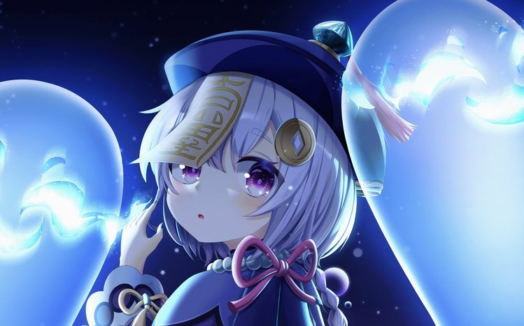 Qiqi (Genshin Impact) Theme screenshot #2