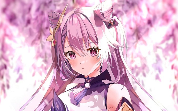 Keqing (Genshin Impact) Theme screenshot #6