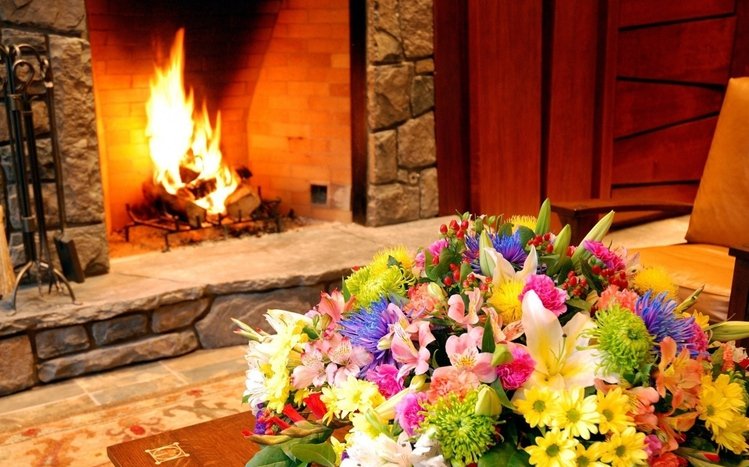 Fireplace Theme screenshot #2