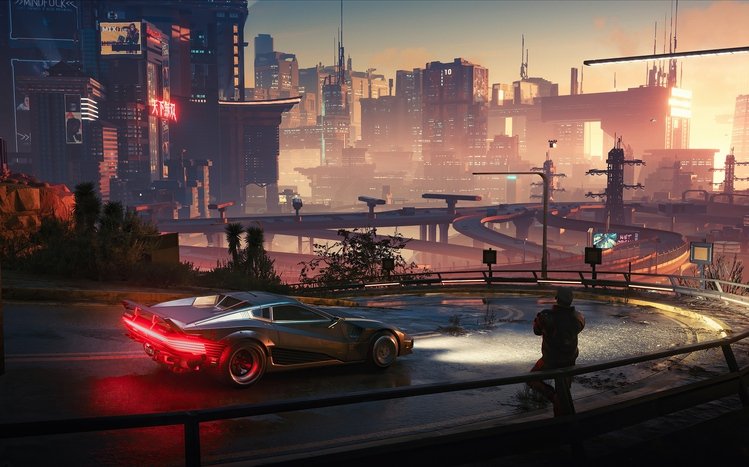 Cyberpunk 2077 (4k) Theme screenshot #13