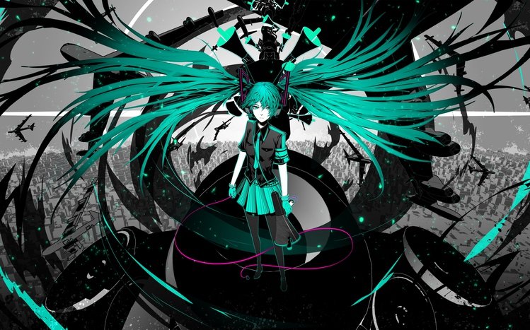 Hatsune Miku 4K Theme screenshot #4
