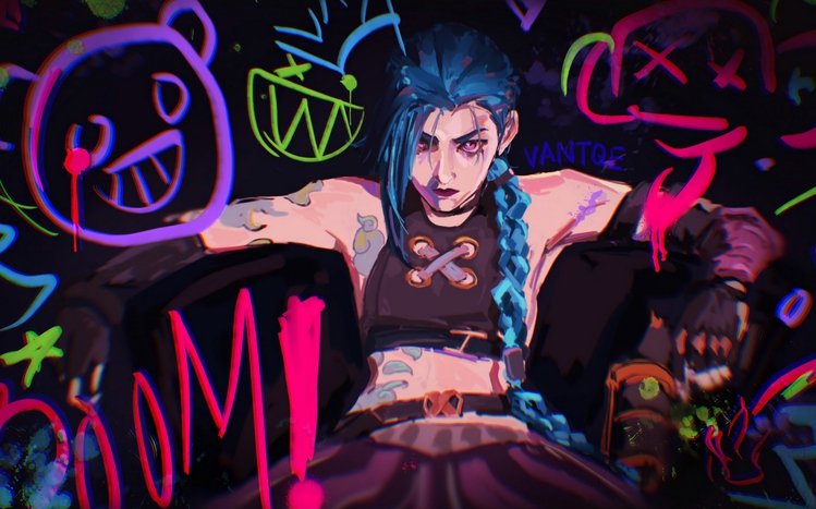 Jinx Arcane Theme screenshot #8