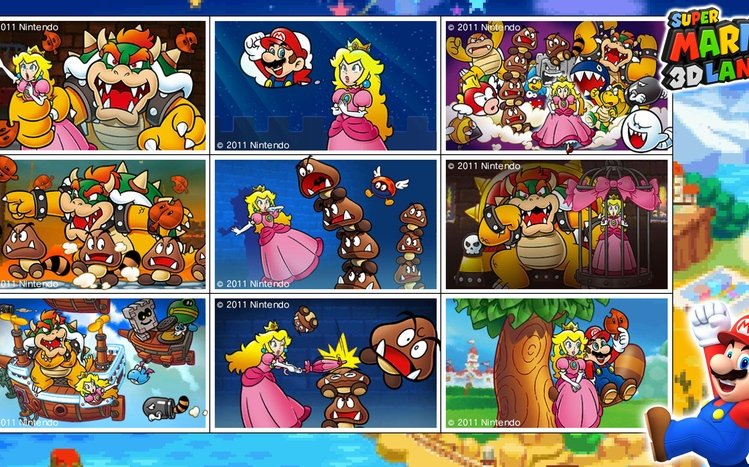 Super Mario 3D Land Windows 11/10 Theme 